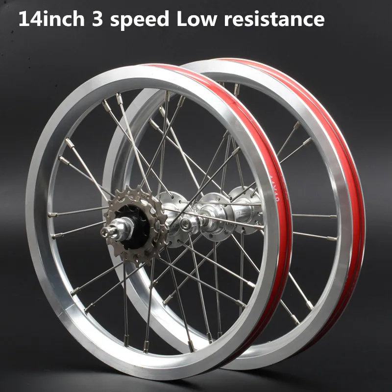 HIMALO велосипед wheelset 14 16 дюймов ультра легкий низкий ступица сопротивления 20