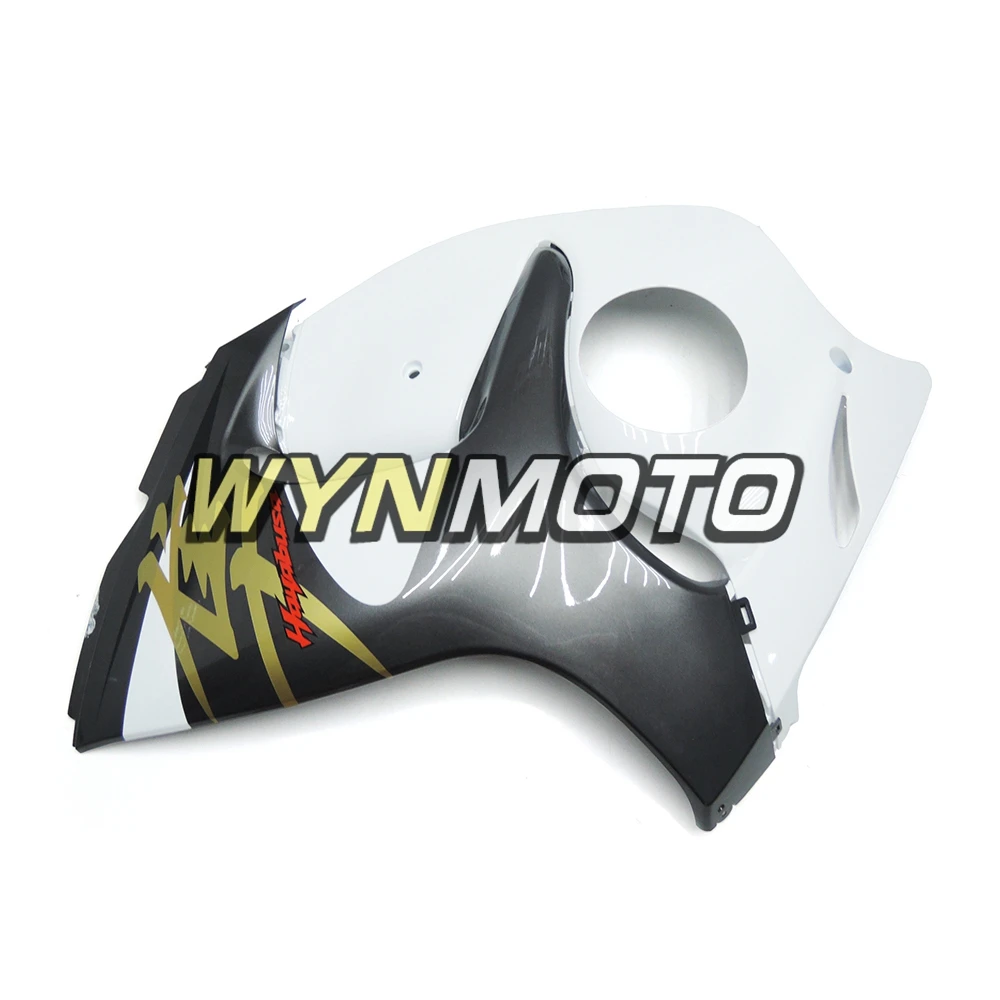 Белые Серые полностью из АБС Пластиковые обтекатели наборы для Suzuki GSXR1300 Hayabusa 2008 -
