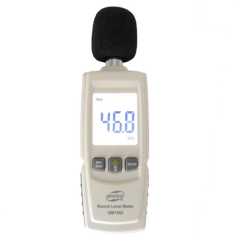 Цифровой измеритель уровня звука GM1352 30 130dB шума в децибелах ЖК экран noisemeter|digital sound