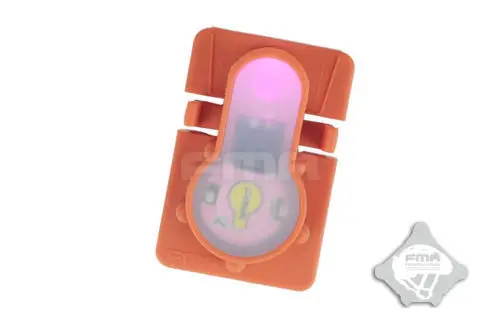 TB975 Red LED FMA шлем аксессуар S-LITE направляющая рейка 1913 стробоскоп светильник 6 цветов светодиодный - Цвет: TB975 Red LED