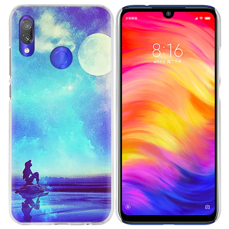 Маленький чехол с русалкой для Xiao mi Red mi Go Note 7 6 6A Pro S2 5 5A 4X mi A1 A2 9 mi x 3 5G 8 lite Play F1 жесткий чехол для телефона из ПК