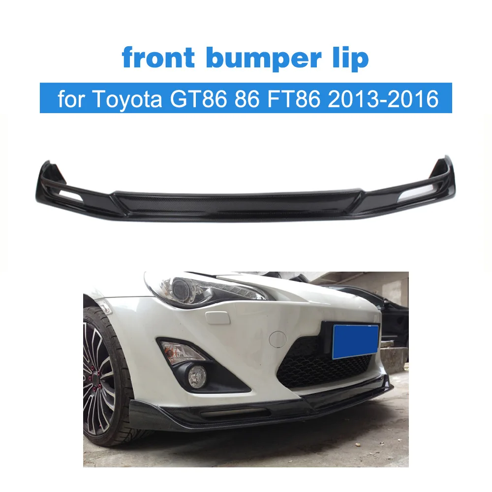 Автомобильный передний бампер из углеродного волокна спойлер для Toyota GT86 86 FT86 2013