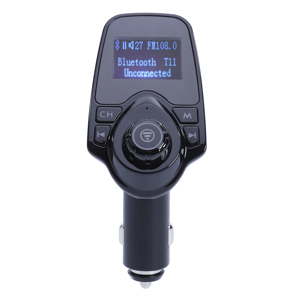 Bluetooth автомобильный комплект беспроводной fm передатчик радио адаптер Fm