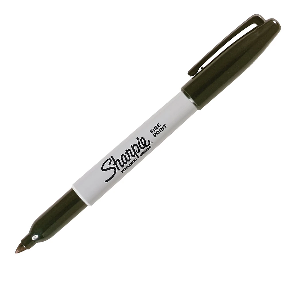 Маркер с перманентной краской Sharpie маркер 12 цветов 1 мм круглый носок масляная