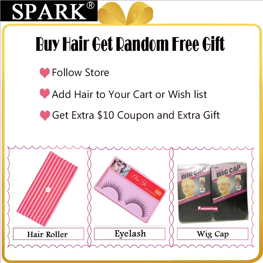 Spark эффектом деграде (переход от темного к малазийские волнистые 3/4 пучок с