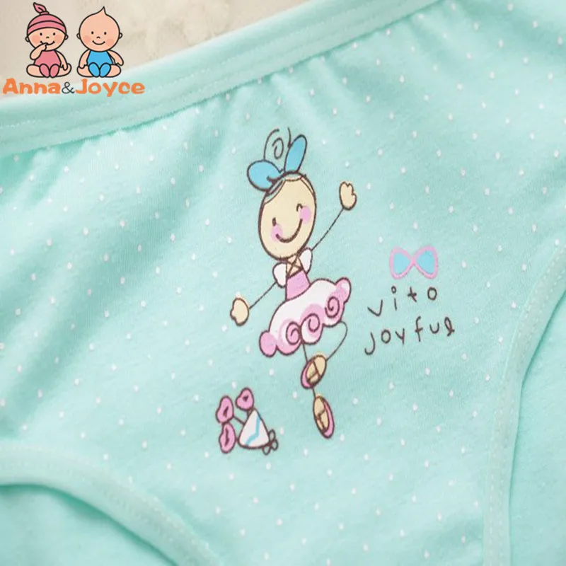 12 шт./лот хлопковые детские трусики трусы для девочек детское нижнее белье