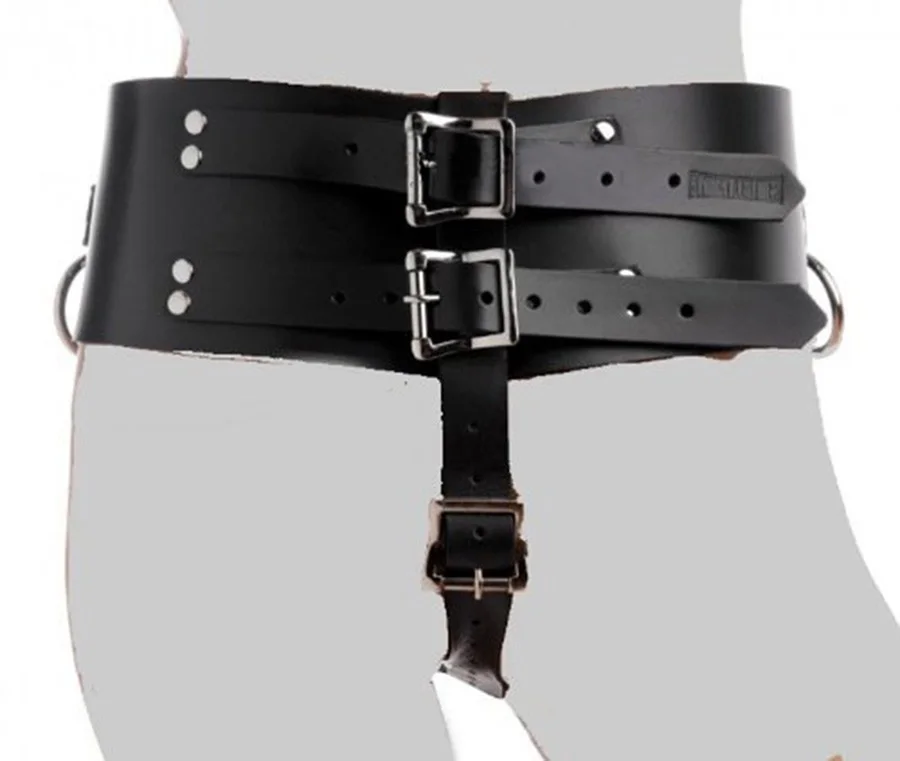 Ремешок для бондажа кожаное целомудрие форсированный пояс оргазма вибратор