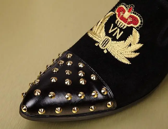 Мужские бархатные туфли ручной работы кожаные повседневные лоферы с носком и