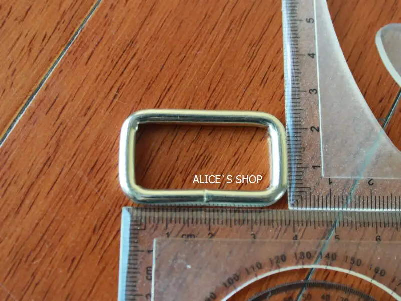 

1 1/4x15/8 inch, Bag hardware accessories Handbag solid Ring Buckle belt parts Metal ring Package accessories Square ring