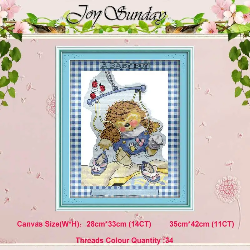 Hedgehog baby Ежик узоры Счетный крест 11CT 14CT Набор для вышивки крестиком торговля DIY животные Набор для вышивки крестиком вышивка рукоделие - Цвет: Hedgehog baby