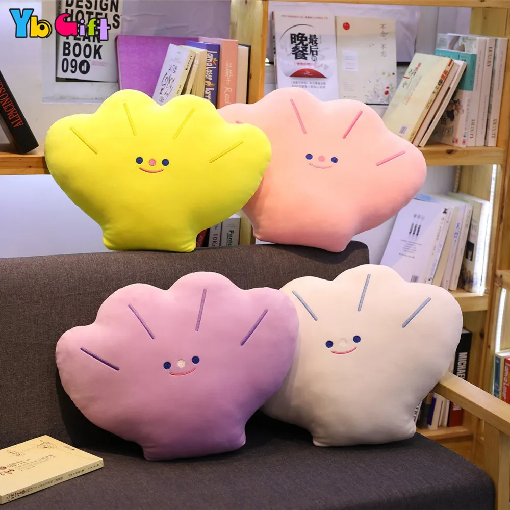 Мягкая плюшевая подушка в виде ракушки Yb подарок одеяло для сна Подушка спины