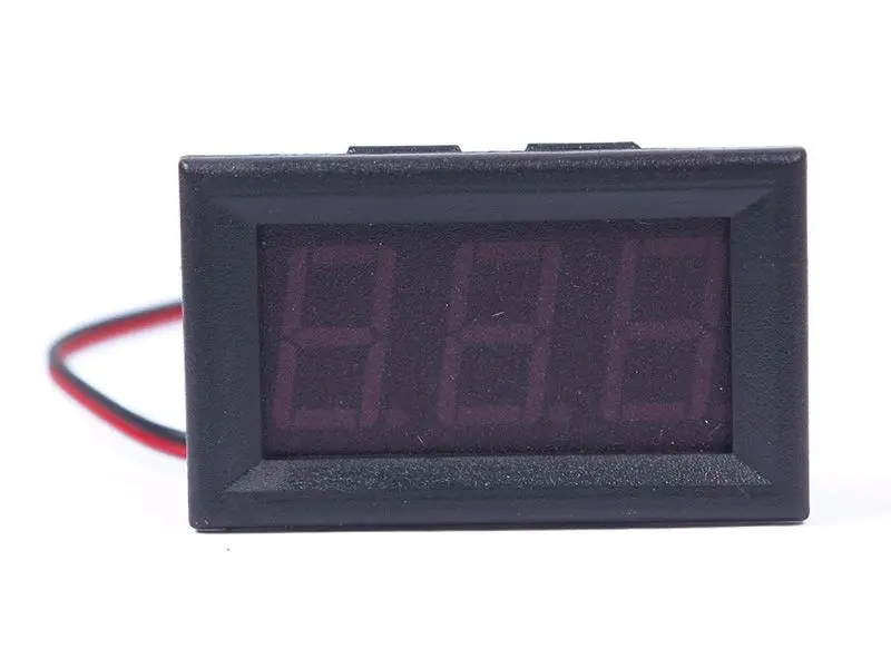 Новые DC 0-30 в синий светодиодный 3-цифровой Дисплей Напряжение вольтметр Панель