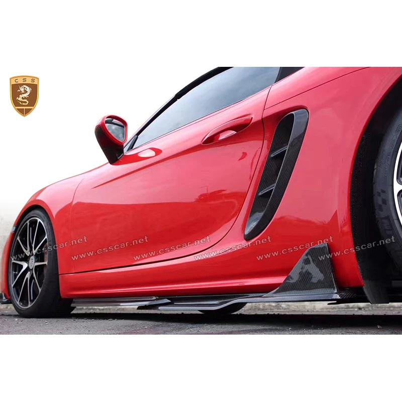 Наборы для тела из углеродного волокна Cayman Boxster 718 наборы карбоновые передние
