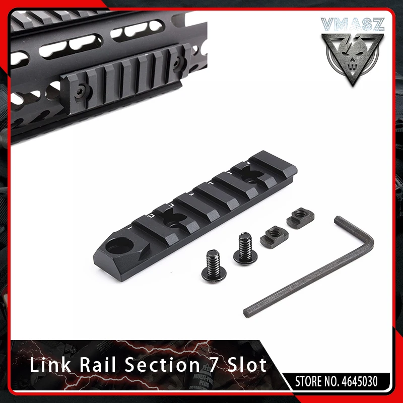 

VMASZ Mlok Hunting Accessories Keymod 7 Slot Picatinny/Weaver Rail for M-Lok Aluminum Rail Section Hand Guard