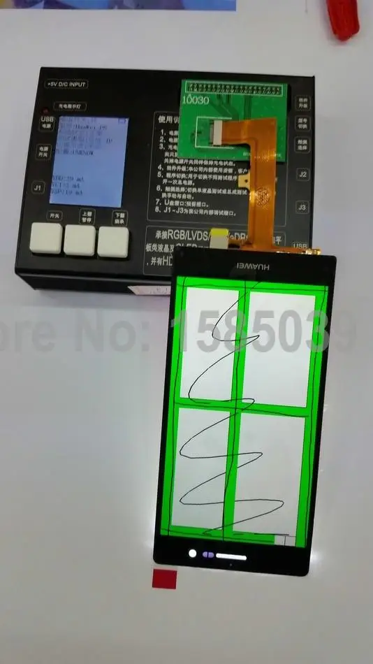 Новый 7 в 1 ЖК дисплей и дигитайзер сенсорный экран Панель тестер палец тест плата