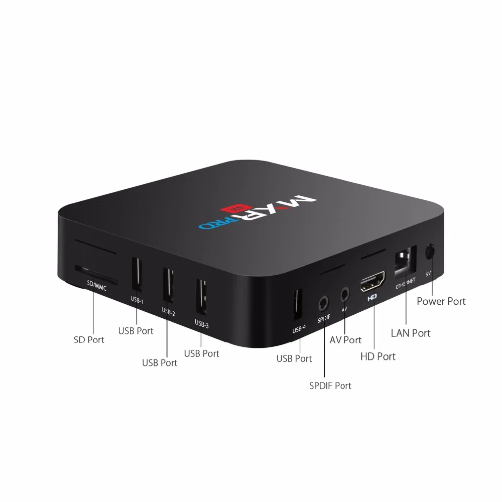 ТВ приставка MXR PRO для Smart TV Android 9 0 четырехъядерный процессор RK3318 4 Гб ОЗУ 32 ПЗУ 2 4G