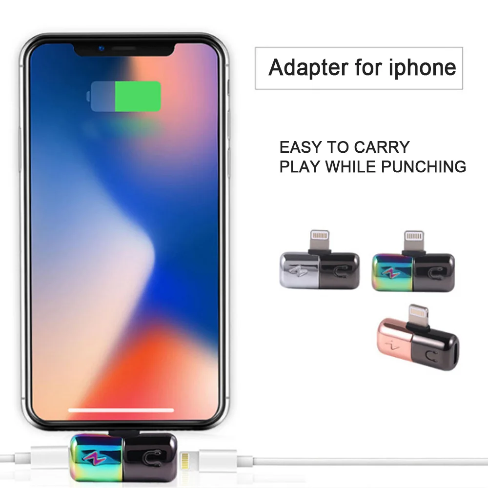 Мини капсульный стиль двойной адаптер освещения 2 в 1 портативный зарядный