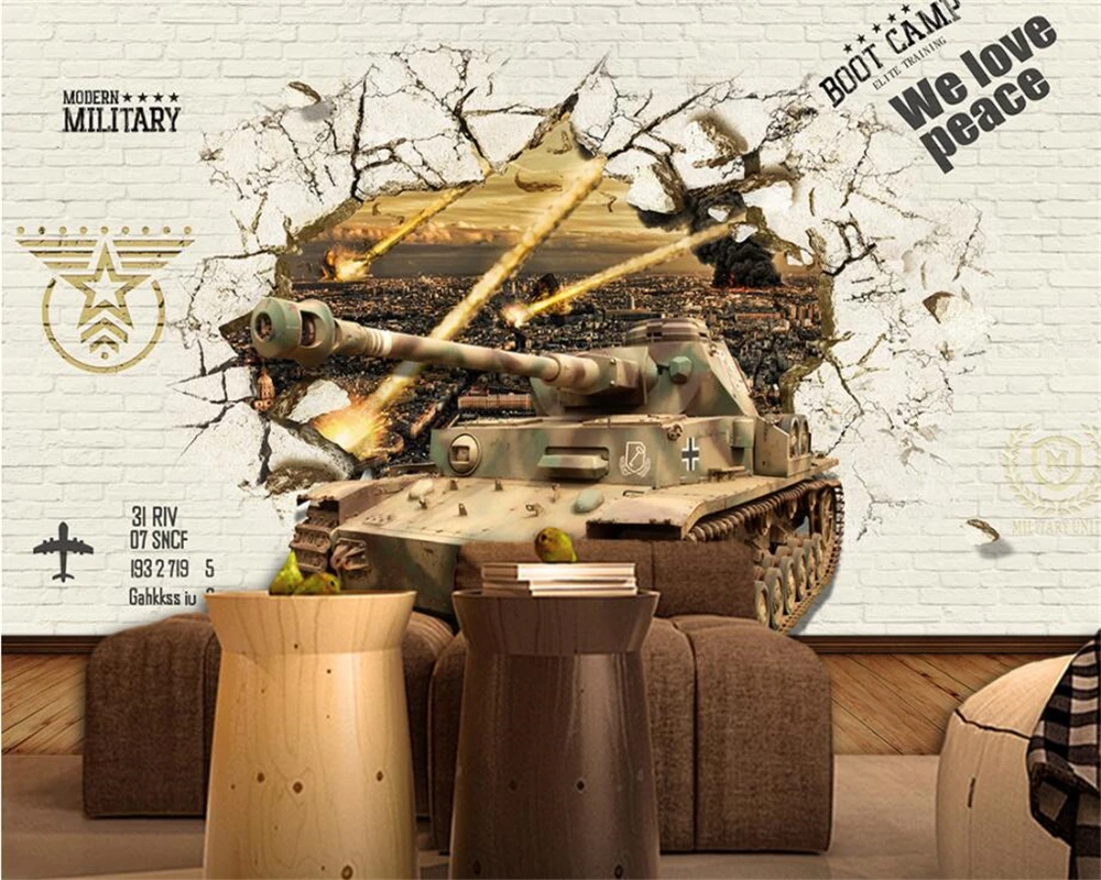 Пользовательские обои Beibehang в европейском и американском стиле ретро для