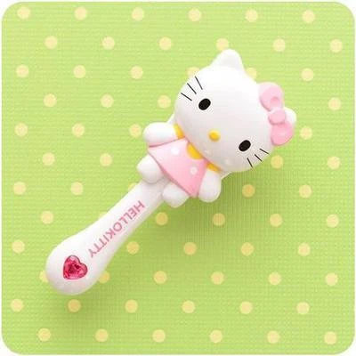 1 шт. hello kitty Melody Doraemon Rilakkuma, Детская щетка для волос, расческа, Антистатическая Расческа с воздушными ячейками, мультипликационный массажный инструмент Q Cute - Цвет: Hello Kitty