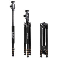 aluminum portable tripod monopod zomei z688 with ball head photographic z 818 travel compact for digital slr dslr camera stand