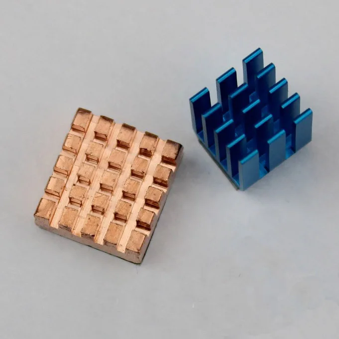 2 шт./компл. алюминиевый медный адгезивный радиатор охлаждающий комплект для