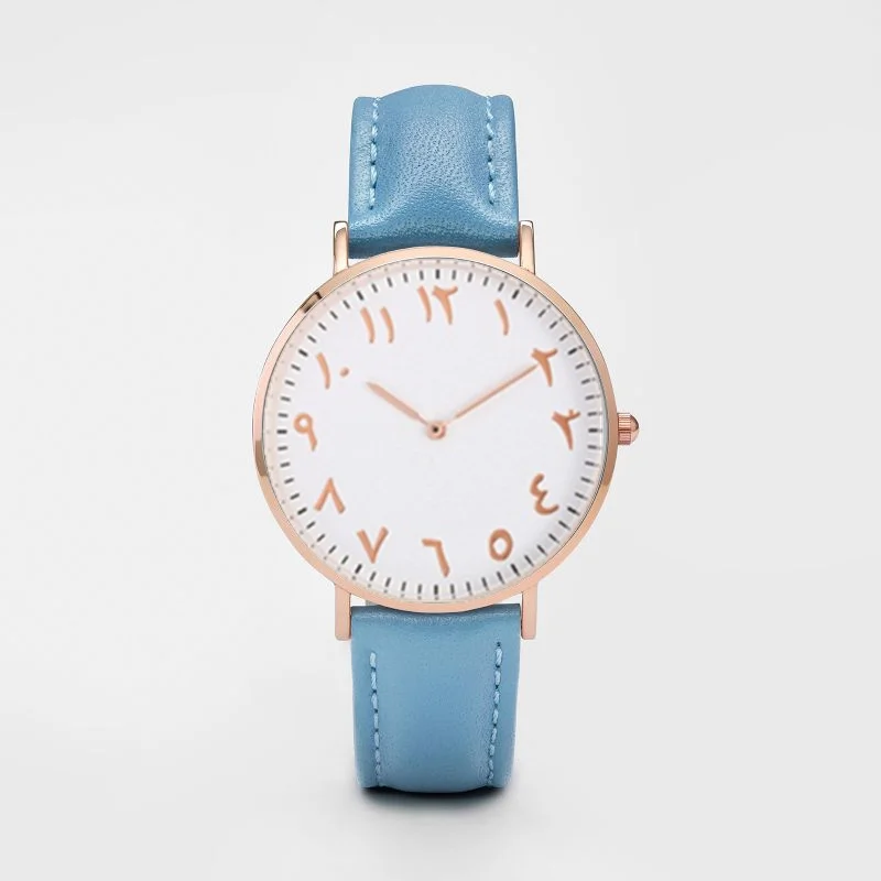 2018 модные роскошные арабские цифры Кварцевые часы для женщин лучший бренд