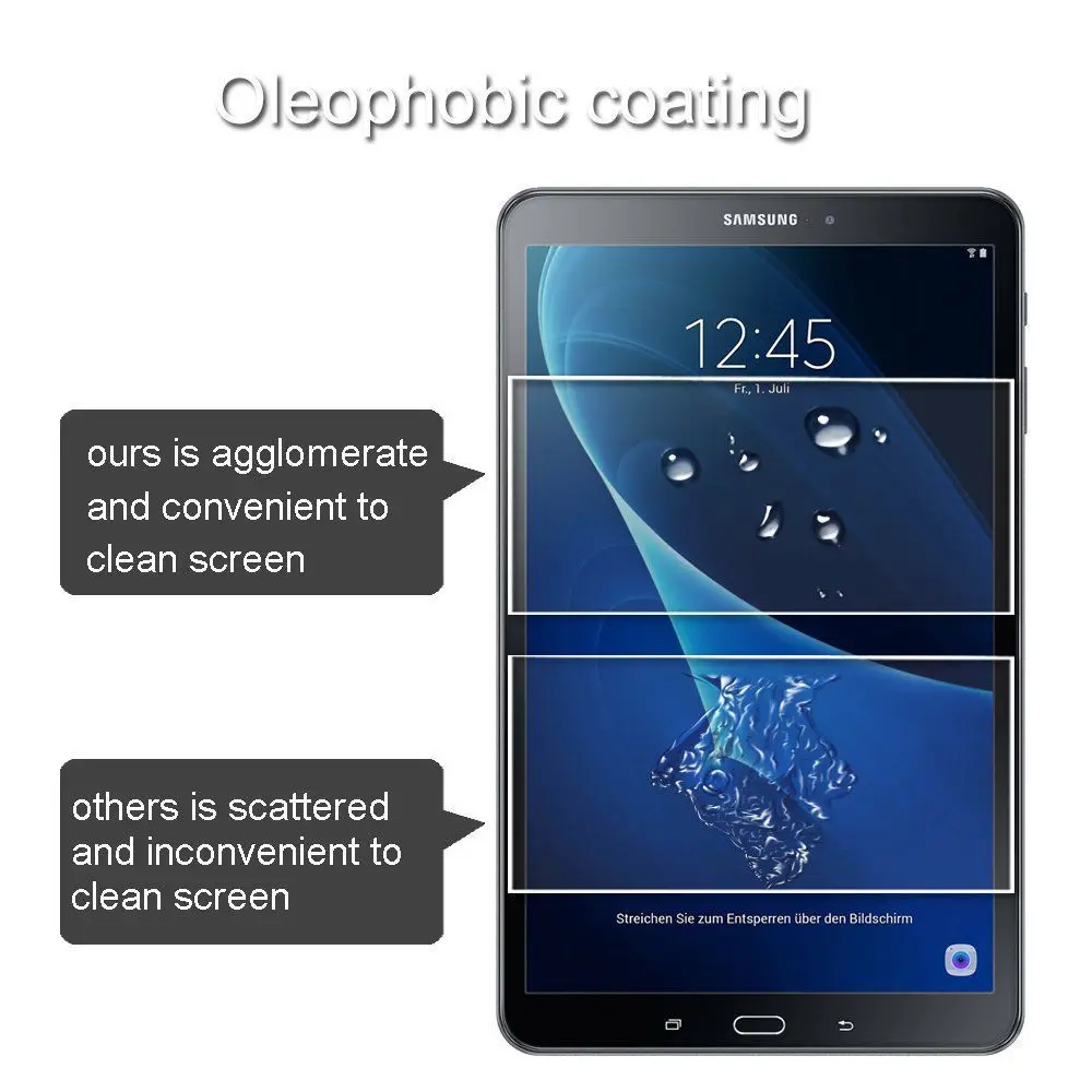 С уровнем твердости 9H HD закаленное Стекло для samsung Galaxy Tab A A6 10,1 10,5 T580 T585 P580 P585 T590 T595 SM-T580 Экран протектор