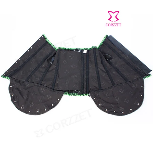 Корсеты на стальных косточках Skirted бюстье тренажер для талии Cincher стимпанк корсет