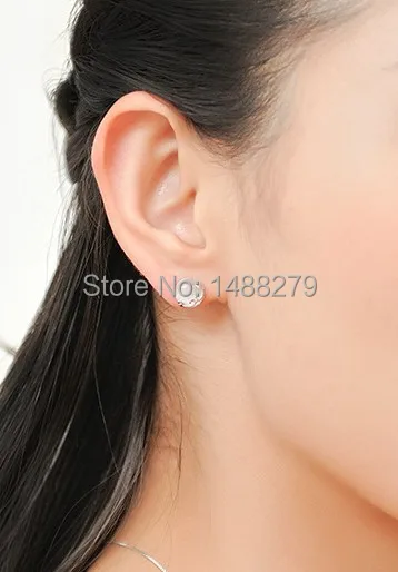 Женские винтажные серьги гвоздики с натуральным зеленым опалом в стиле ретро