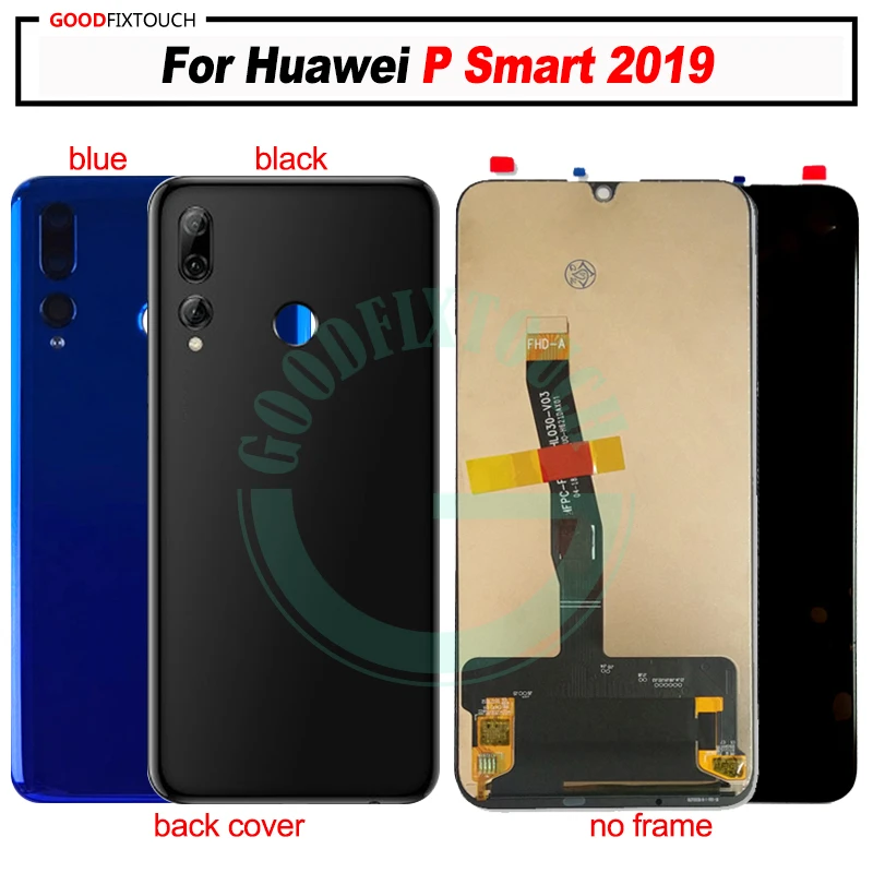 6.2&quot Original LCD For Huawei P Smart 2019 version Display Touch Screen Digitizer Assembly with back cover for Psmart | Мобильные