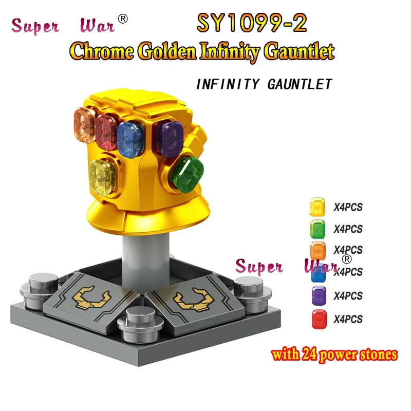 SY1099-2 Один Мстители Marvel эндшпиль большой размер танос Халк Железный человек паук черный гном Черная пантера строительные блоки детские игрушки - Цвет: SY1099-2