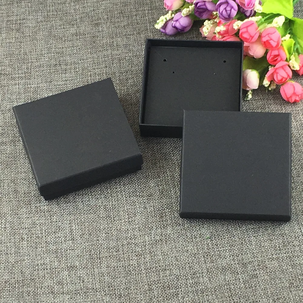 Пустая черная подвеска серьги браслет ручная цепь витрины модные украшения