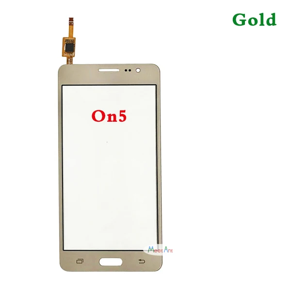 On5 Gold No Tool Для samsung Galaxy On5 G5500 G550 5," и On7 G6000 SM-G6000 5,5" сенсорный экран дигитайзер сенсор внешняя стеклянная панель объектива - Цвет: On5 Gold No Tool
