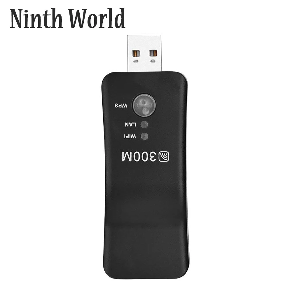 300 Мбит/с беспроводной сети в LAN адаптер WiFi мост USB ключ для sony Smart tv, Blu-Ray плеер сетевой адаптер