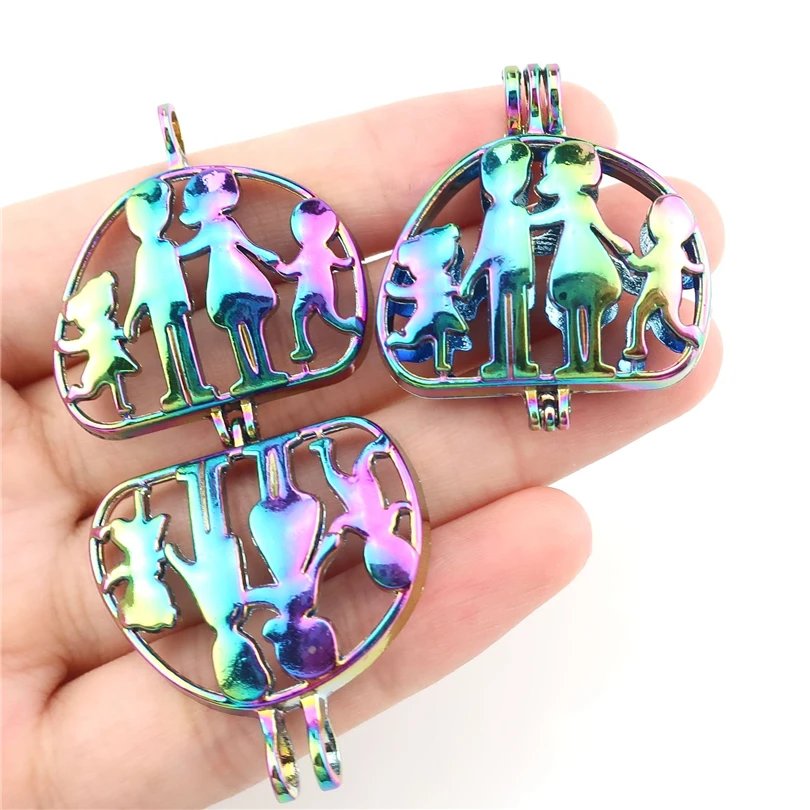 22 ''змея цепи Радужная жемчужина клетка губная помада для всей семьи: мамы