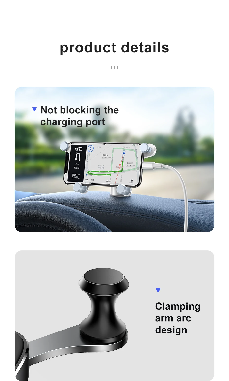 Автомобильный держатель для телефона Baseus Dashboard для iPhone Xs Max samsung huawei Xiaomi Gravity, автомобильный держатель для телефона, автомобильный держатель, подставка