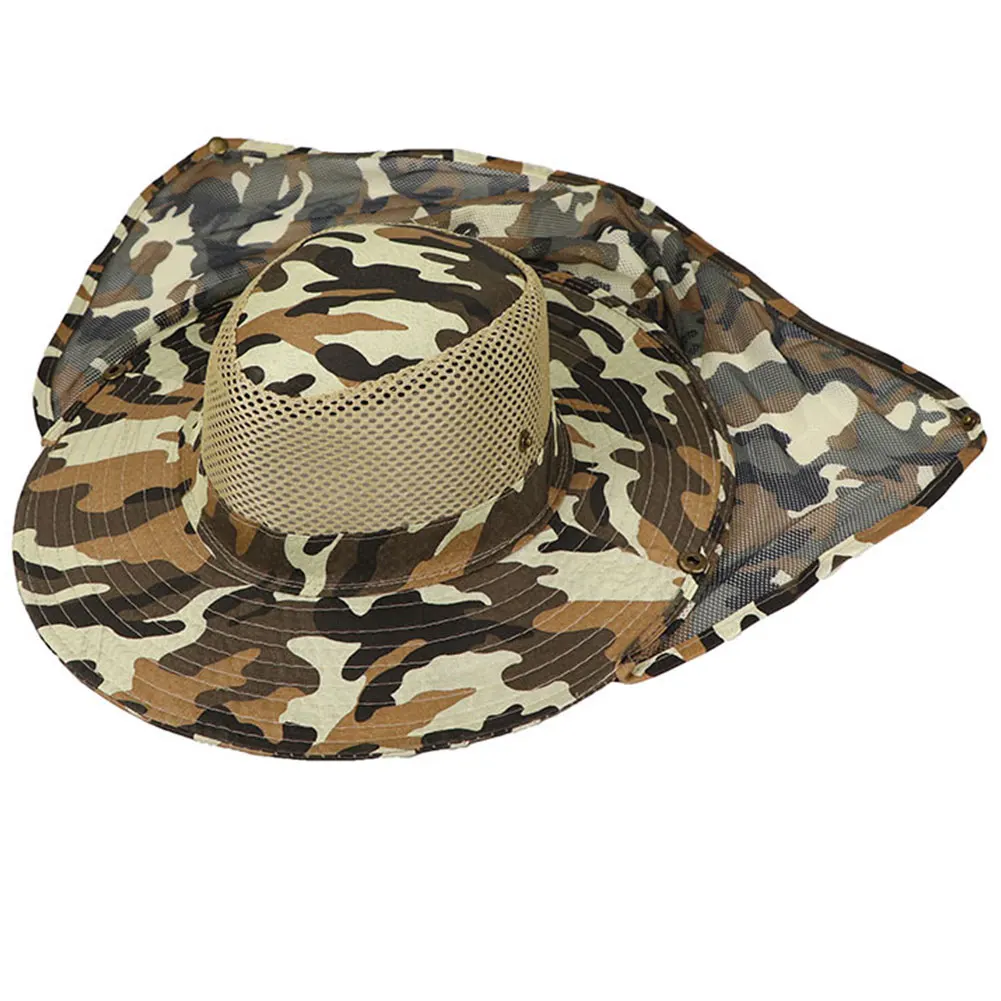 Cool дышащий Повседневный портативный солнцезащитный Открытый шапка с сеткой