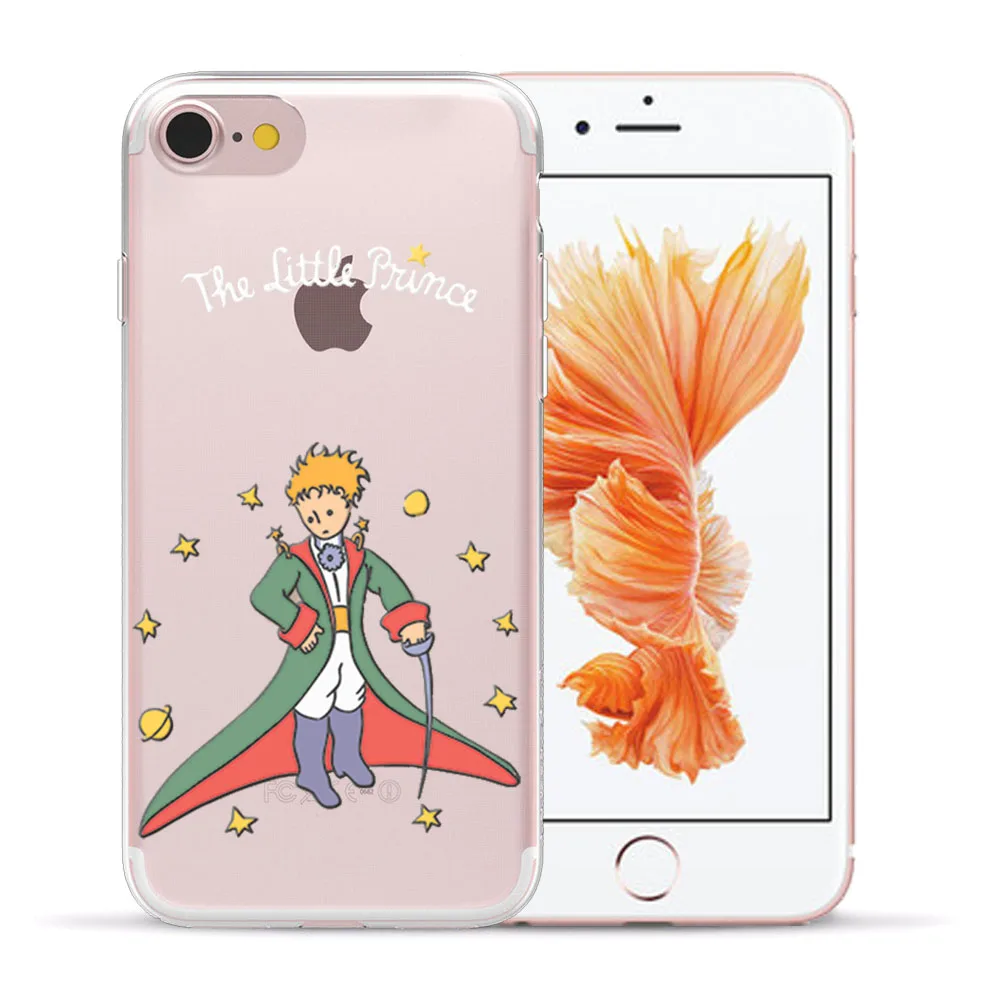 Чехол из мягкого силикона с принтом Маленького Принца для телефона Coque Apple iPhone 11 Pro Max 5 5S SE 6 6S 7 8 Plus X XS XR.