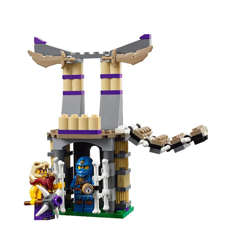 Legoing Ninjago 10324 введите в виде змеи замок 528 шт. строительные блоки игрушки для детей