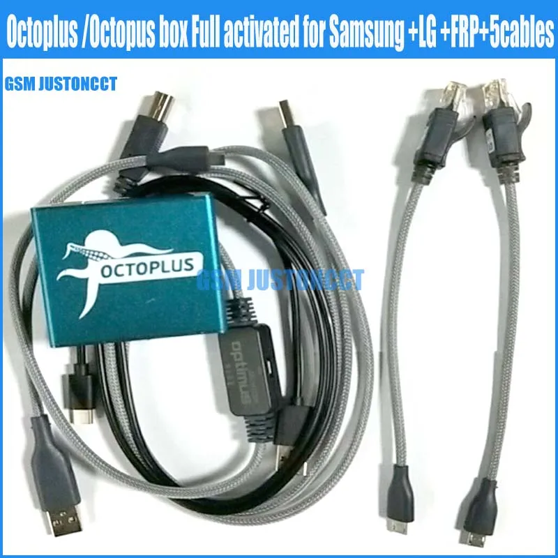 Новейший octoplus/octopus frp box для samsung для lg активированный+ 5 кабелей(включая кабель Optimus
