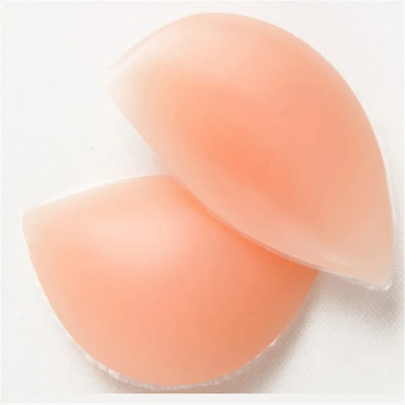1 Пара простых силиконовых подушечек для бюстгальтера невидимые плотные