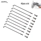 JQORG Электрический велосипед спицы 12 г диаметр 2,6 мм Электрический велосипед колеса спицы 304 из нержавеющей стали Серебристые спицы длина 152 мм-196 мм