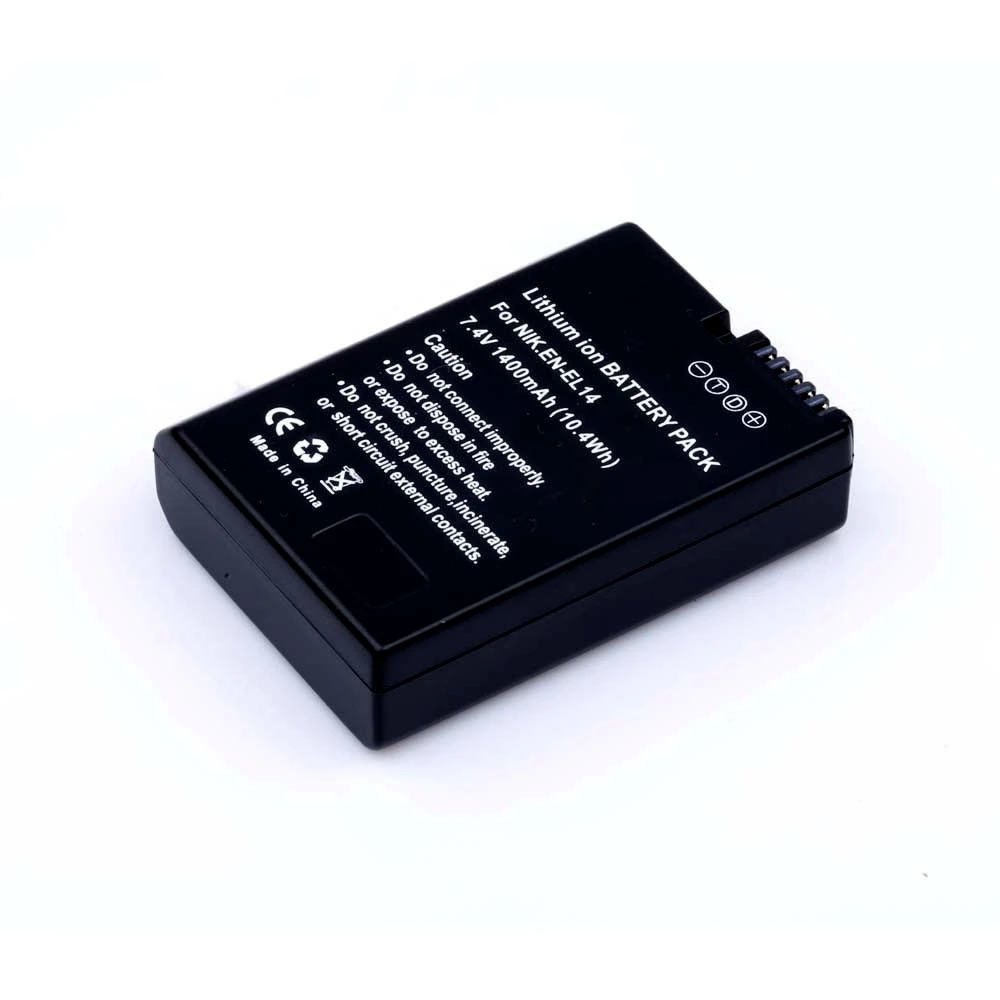 2 шт. EN-EL14 EL14 EN-EL14a Батарея + двойное зарядное устройство для Nikon P7800 P7700 P7100 D3400 D5500 D5300