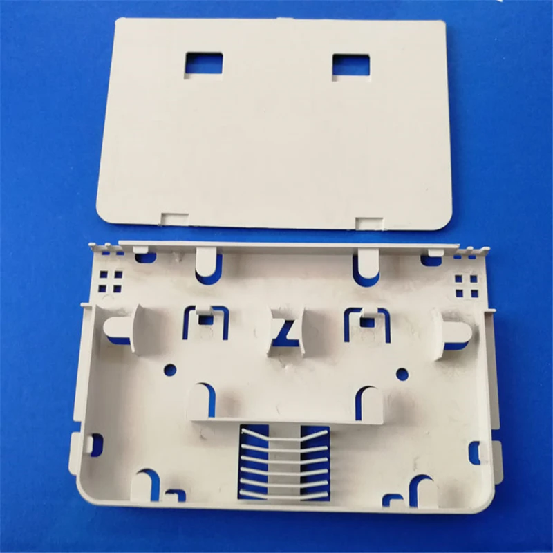 20pcs 6 Cores Fiber Optic Splice Cassette Tray high quality 6 port ftth Fiber Opitc Flexible Cable Plastic Splice Tray ELINK