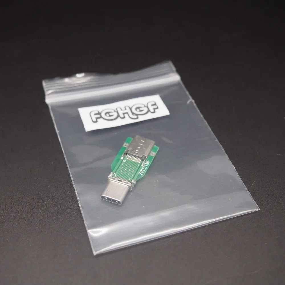USB 3 1 Type C адаптер Папа мама разъем для платы полностью игольчатая тестовая