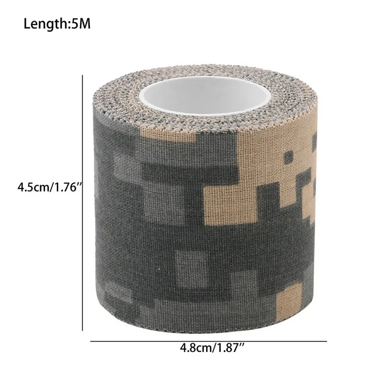 Самоклеящаяся Нетканая камуфляжная клейкая лента 1 шт. 5 м|tape tape|tape ctape camouflage |