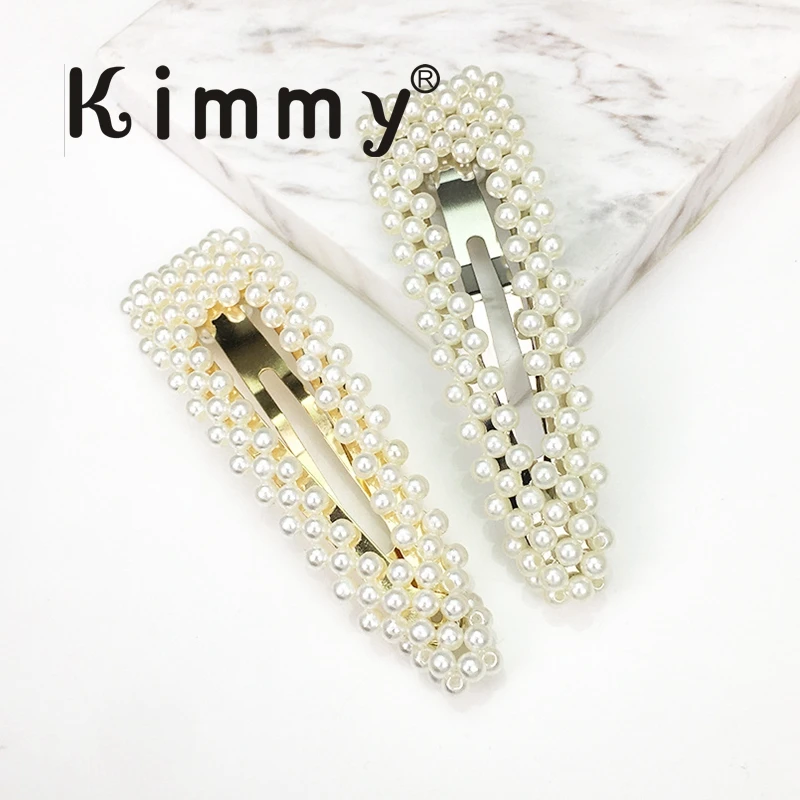 Заколка для волос с искусственным жемчугом 10 шт.|Аксессуары девочек| |