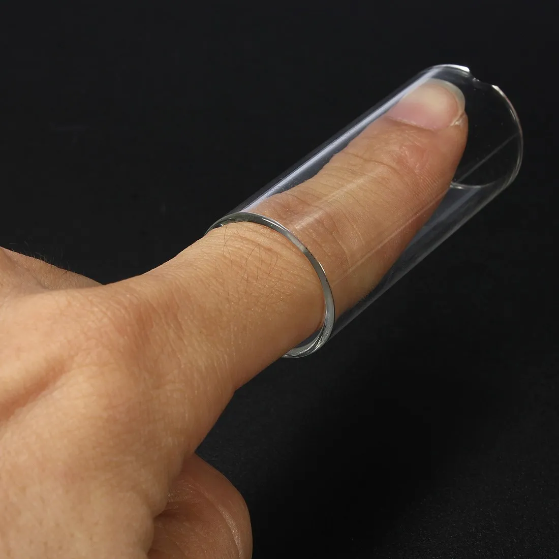 60mmX22mmX2mm гитары слайд Стекло слайдер для пальца Электрогитары Палочки аксессуары