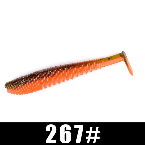 267 FISH KING рыболовные приманки мягкие приманки для рыбалки 75 мм/3,5 г 100 мм/8,0 г 125 мм/11,5 г воблеры Shad Карп силиконовые искусственные - Цвет: 267