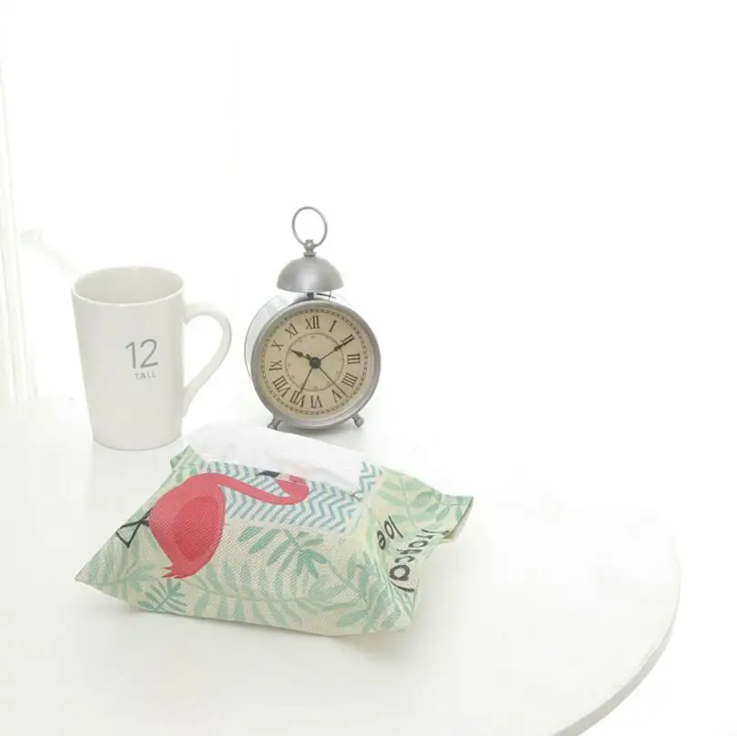 Мультяшная ткань украшение стола домашний ящик для хранения салфеток в